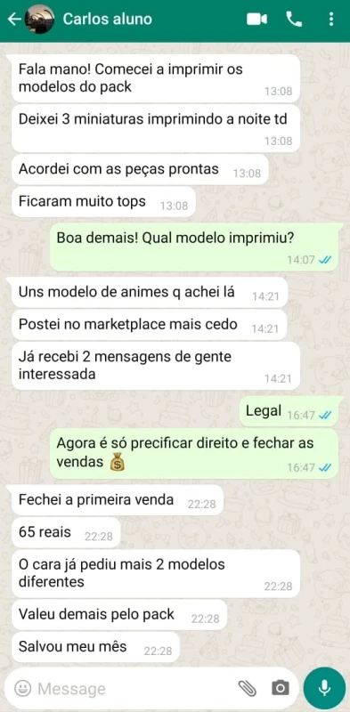 WhatsApp testimonial screenshot 9